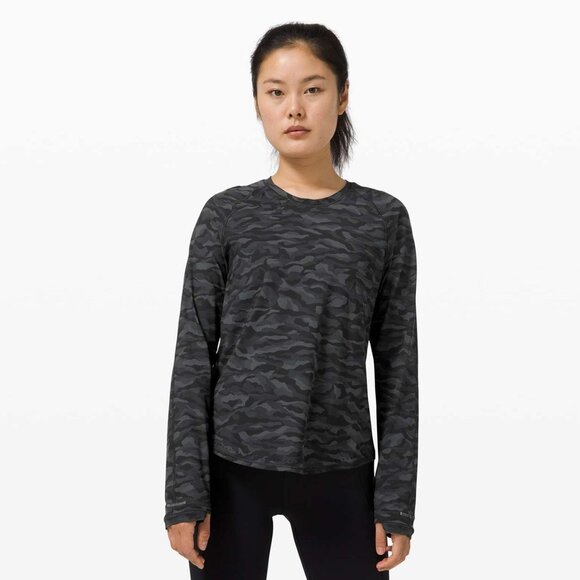 LULULEMON Rise and Run Long Sleeve No Size Tag/ Dot Check Measurements - Picture 1 of 11